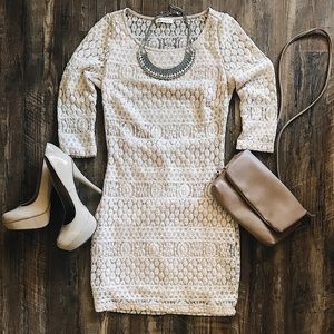 Backless Lace Bodycon Dress